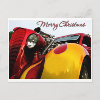 Carte de Noël Hot Rod