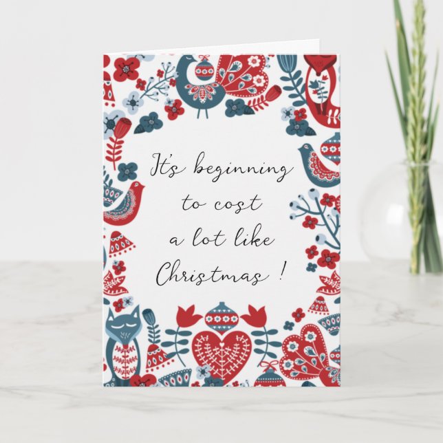 Carte de Noël humoristique (Devant)