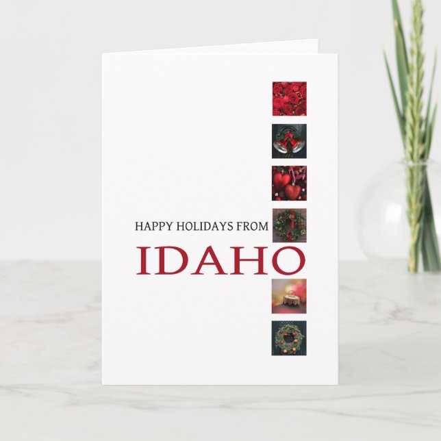 Carte de Noël Idaho, préciser (Devant)