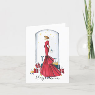 Carte de Noël illustrée