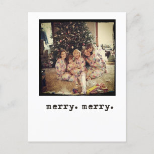 carte de noël instagram photo