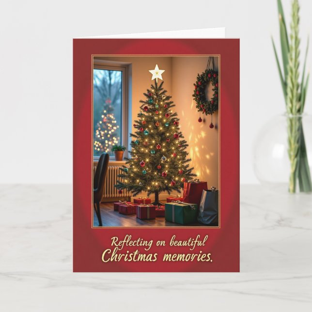 Carte de Noël Intérieur Chaud (Devant)