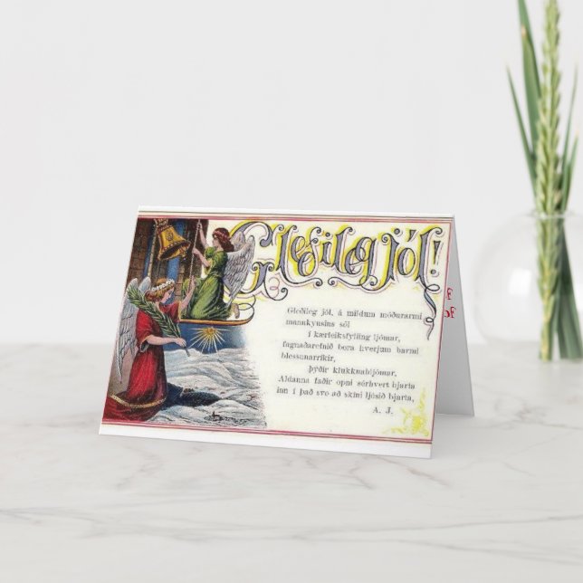 Carte de Noël islandaise (Devant)