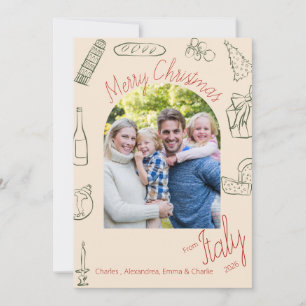 Carte de Noël Italie Photo