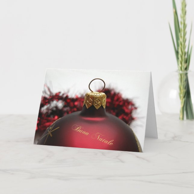 Carte de Noël italienne Buon Natale (Devant)