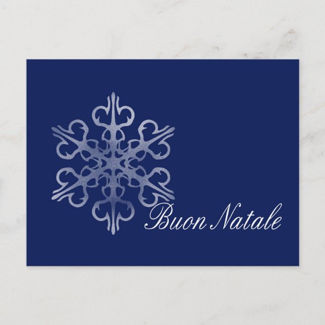 Carte de Noël italienne Buon Natale (Devant)