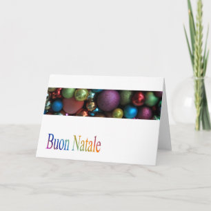 Carte de Noël italienne Buon Natale