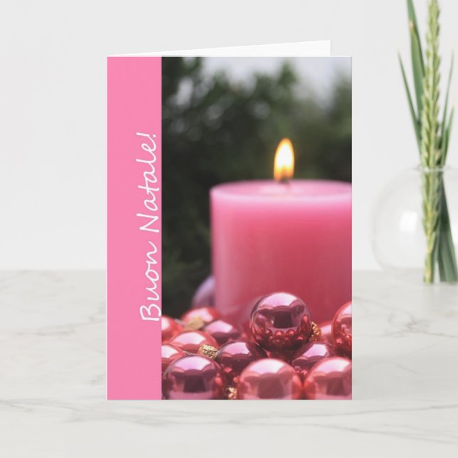 Carte de Noël italienne Buon Natale (Devant)