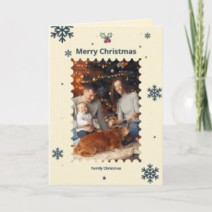 Carte de Noël jaune