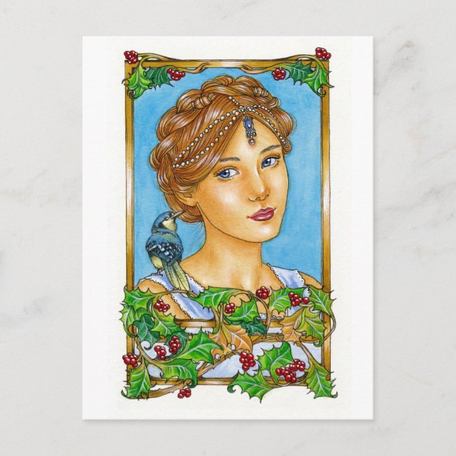 Carte de Noël "Joie au monde" (Devant)