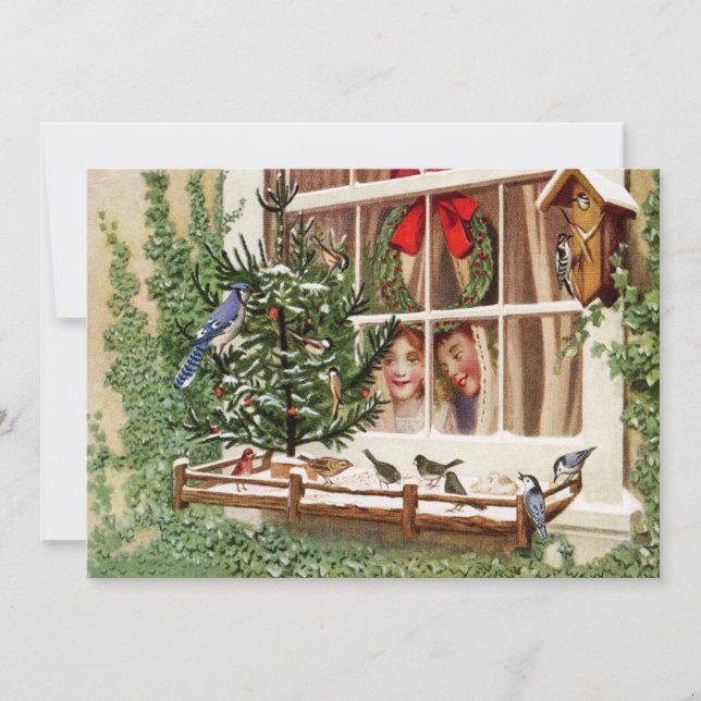 Carte de Noël Jolly Birds (Devant)