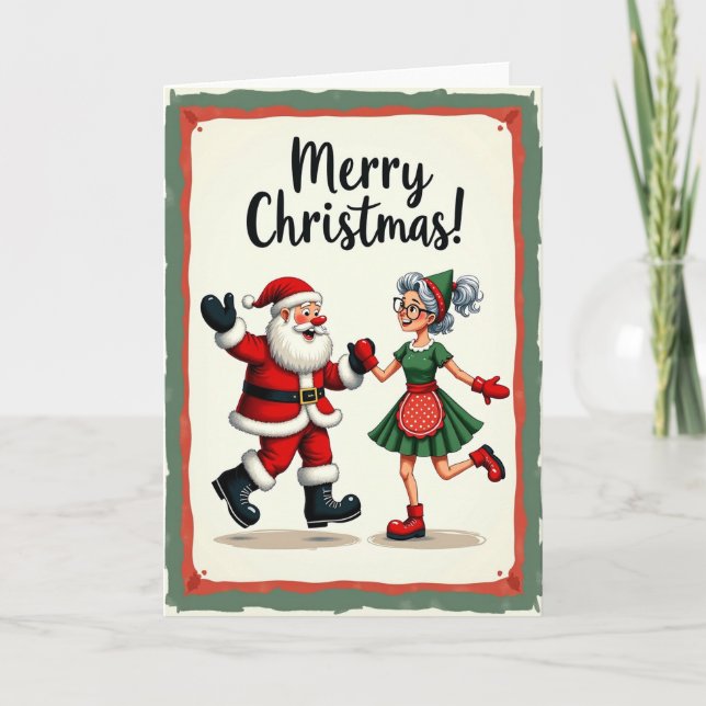 Carte de Noël Jolly Pair (Devant)