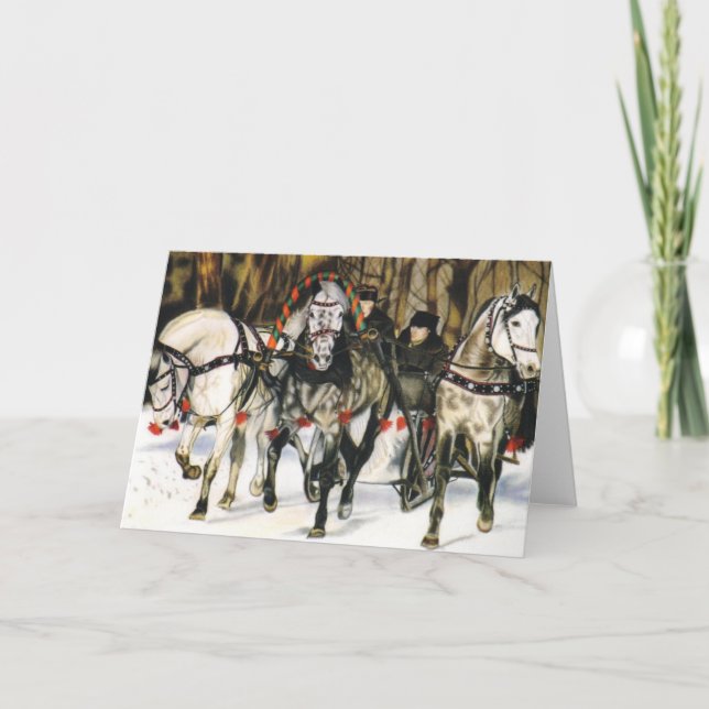 Carte de Noël "Joy Ride" (Devant)