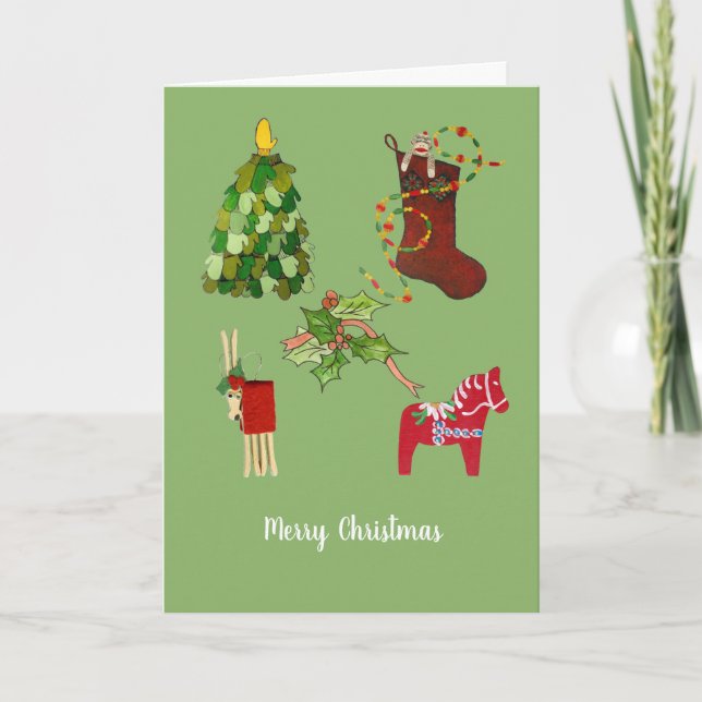 Carte de Noël Joyeuse (Devant)