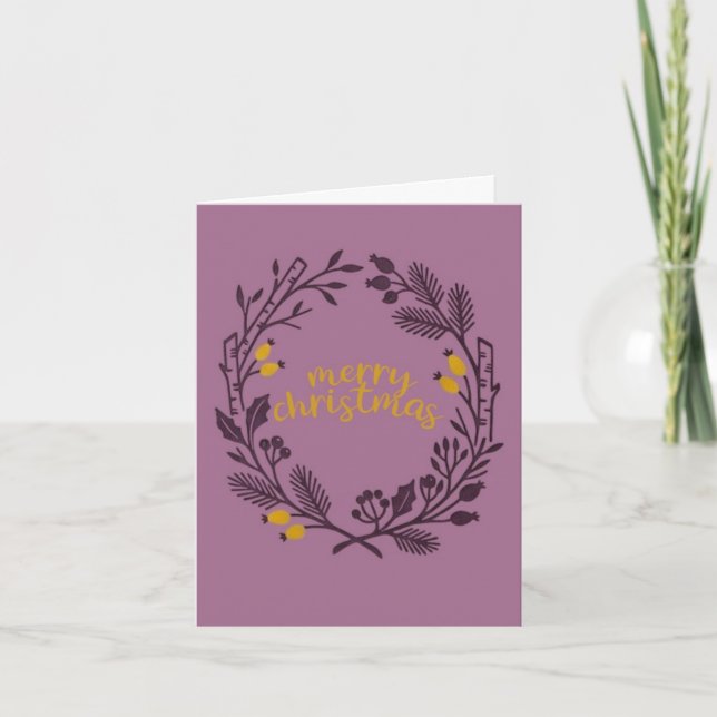 Carte de Noël Joyeuse (Devant)