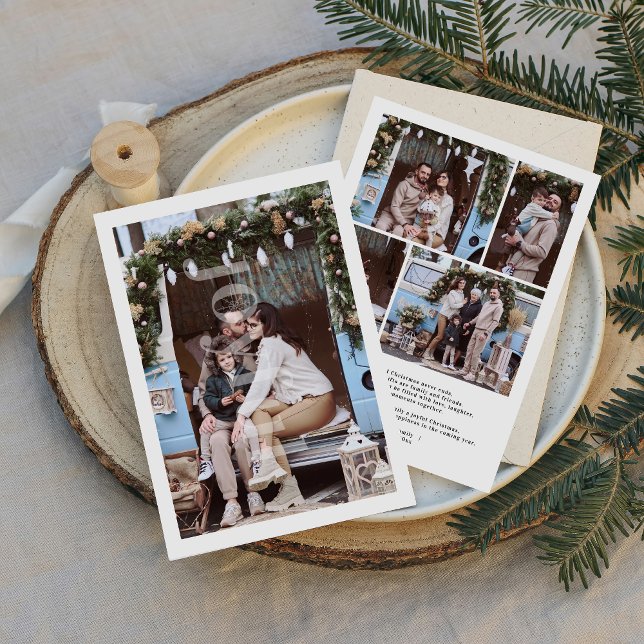 Carte de Noël joyeuse avec photo (Créateur téléchargé)