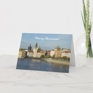 Carte de Noël Joyeuse de Prague
