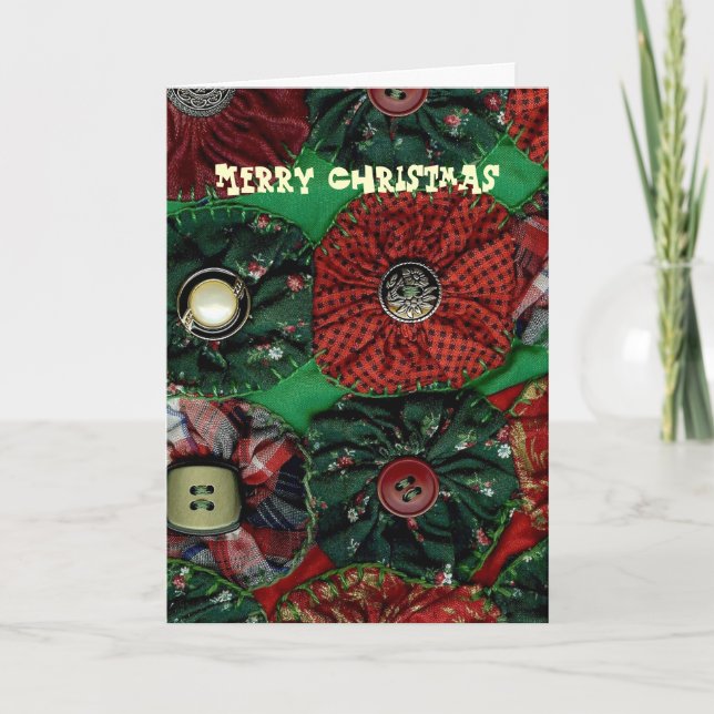 Carte de Noël joyeuse et brillante (Devant)