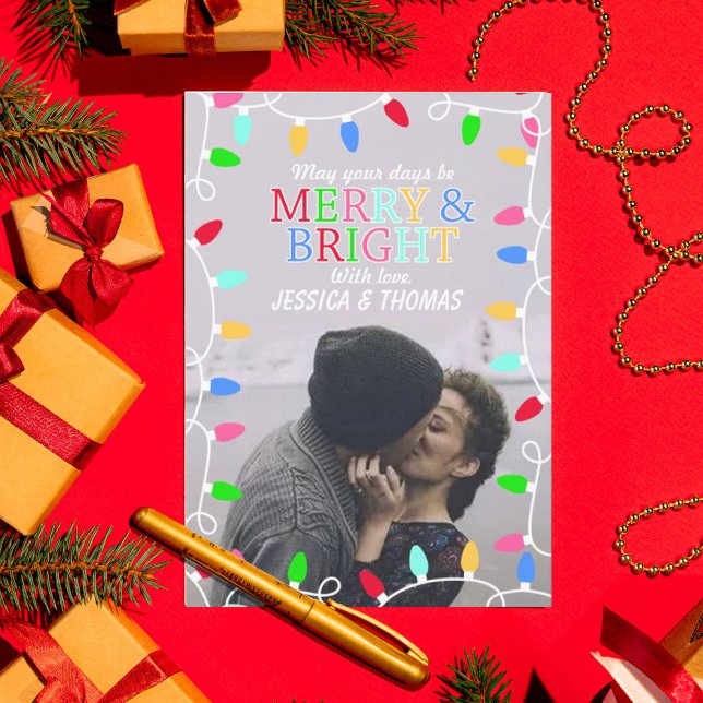 Carte de Noël Joyeuse et Lumineuse (Créateur téléchargé)