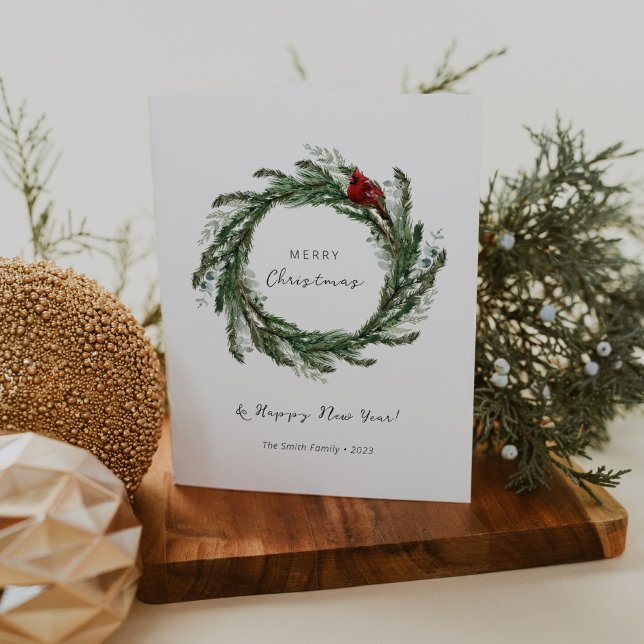 Carte de Noël Joyeuse nouvelle année (Créateur téléchargé)