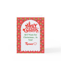 Carte de Noël Joyeuse personnalisée pour votre cop