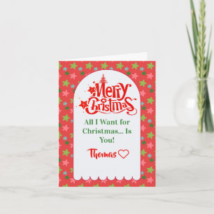 Carte de Noël Joyeuse personnalisée pour votre cop