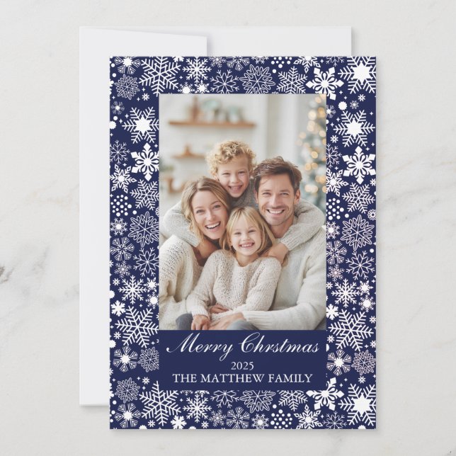 Carte de Noël Joyeuse pour famille chaude (Devant)