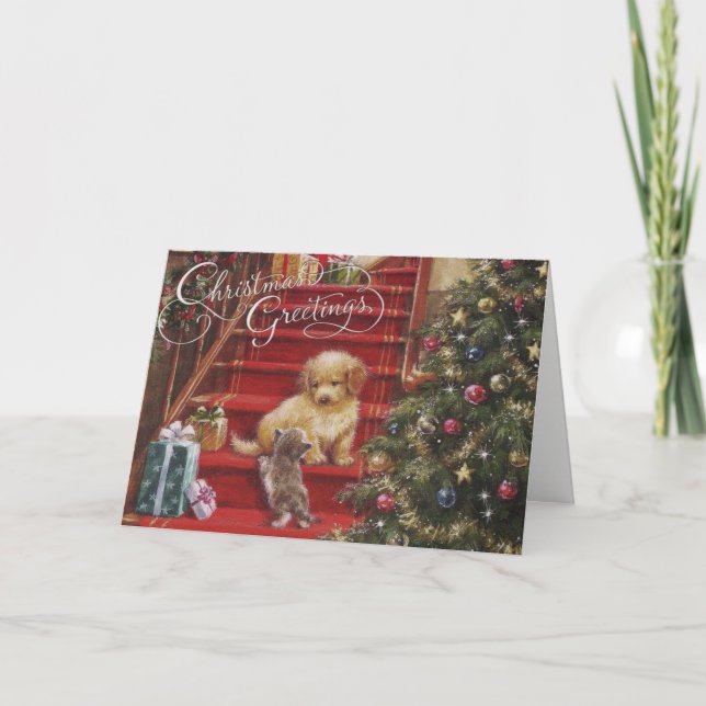 Carte de Noël Joyeuses Fêtes (Devant)