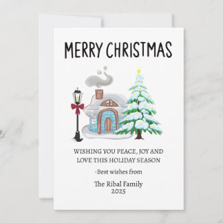 Carte de Noël Joyeux