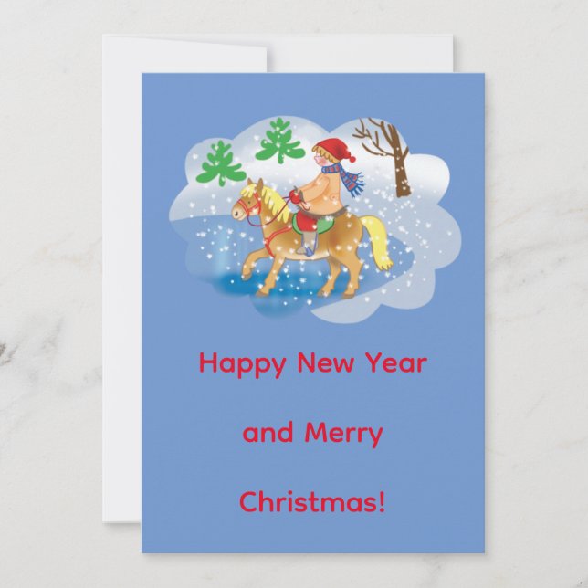 Carte de Noël joyeux.  (Devant)
