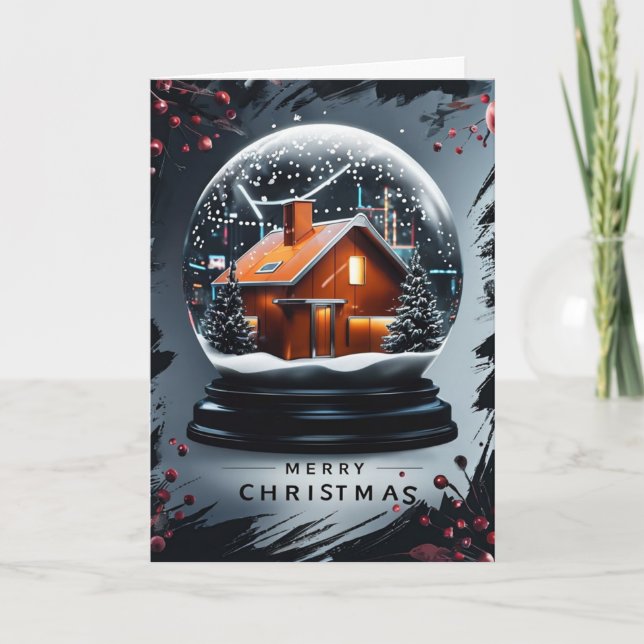 Carte de Noël Joyeux (Devant)