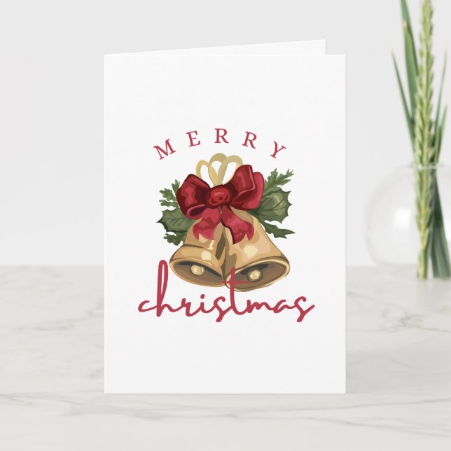 Carte de Noël Joyeux (Devant)