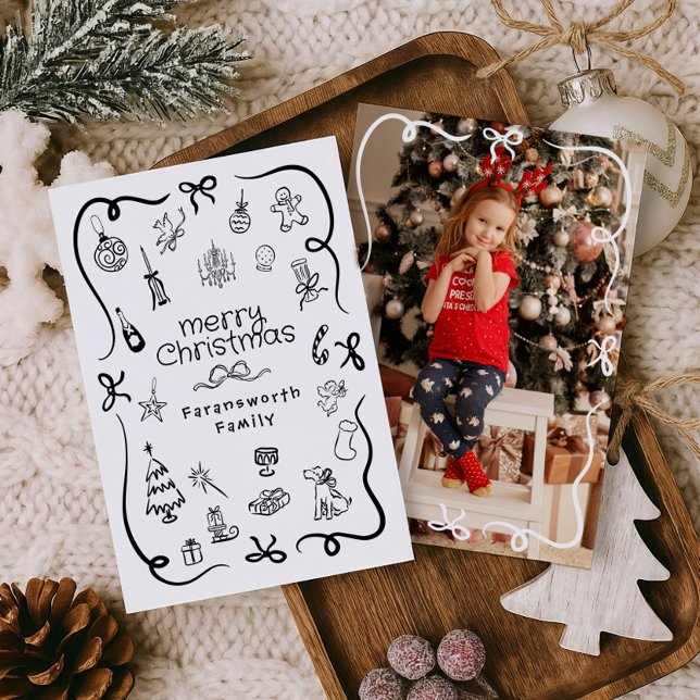 Carte de Noël Joyeux à écrire à la main (Créateur téléchargé)