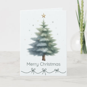 Carte de Noël Joyeux Arbre de Noël