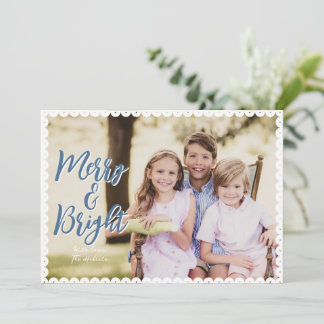 Carte de Noël Joyeux et Bright Scallop