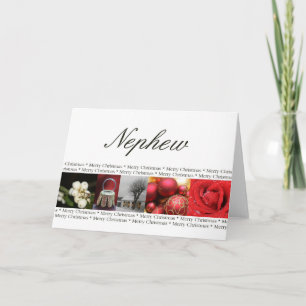 Carte de Noël Joyeux Nephew