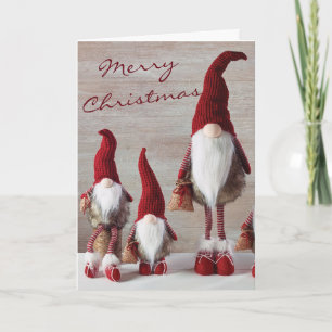 Carte de Noël - Joyeux Noël Gnomes