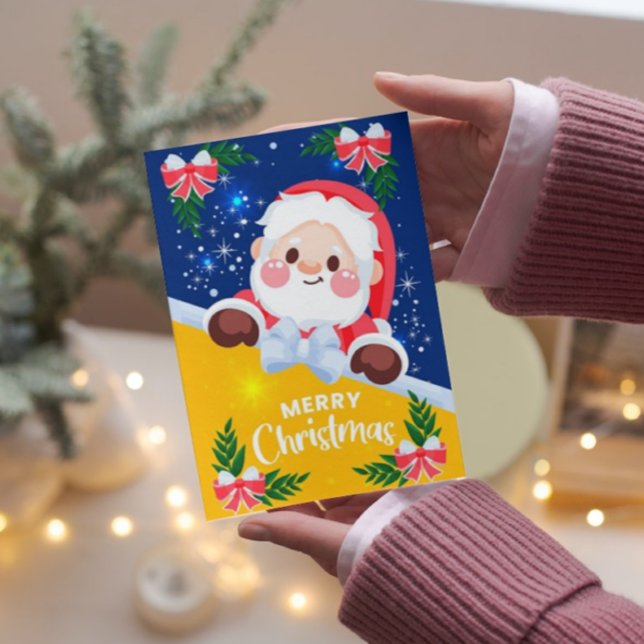 Carte de Noël Joyeux Père Noël (Créateur téléchargé)