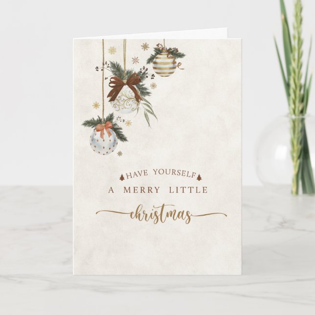 Carte de Noël Joyeux Petit Noël (Devant)