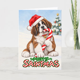 Carte de Noël Joyeux Saintmas