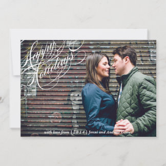 Carte de Noël Joyeux Script classique
