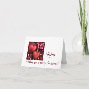 Carte de Noël Joyeux Voisin