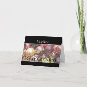 Carte de Noël Joyeux Voisin