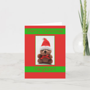 Carte de Noël Joyeux Voisin