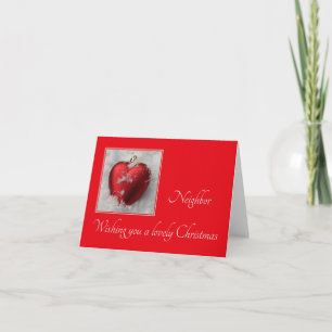 Carte de Noël Joyeux Voisin