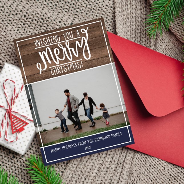 Carte de Noël Joyuses Fêtes de Famille (Créateur téléchargé)