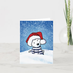 Carte de Noël KiniArt Westie