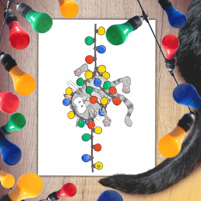 Carte de Noël KITTY CHRISTMAS par Nicole Janes (Créateur téléchargé)