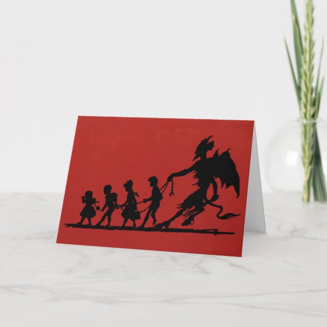 Carte de Noël Krampus (Devant)