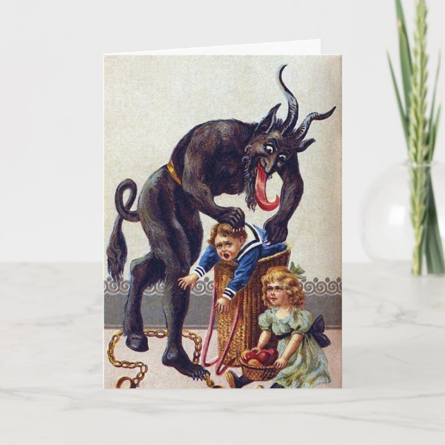 Carte de Noël Krampus (Devant)